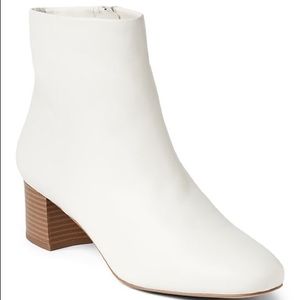 Gap White Booties - never worn